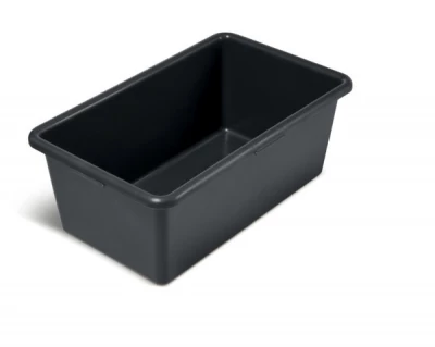 Maltovník CONTAINER hranatý čierny 60l