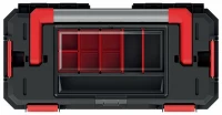 Kufr na nářadí s organizérem ve víku, kov. držadlo X BLOCK SOLID 550x280x264