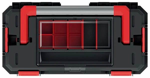 Kufr na nářadí s organizérem ve víku, kov. držadlo X BLOCK SOLID 550x280x264