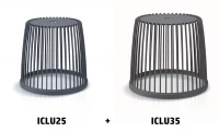Set 2 univerzálnych košov CLUBO 25+35l antracit
