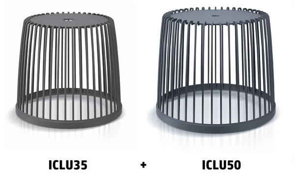 Set 2 univerzálnych košov CLUBO 35+50l antracit