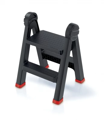 Schůdky TITAN LADDER černý 47,0x43,5x63,0cm
