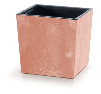 Květináč URBI SQUARE LOW EFFECT 30cm terakota
