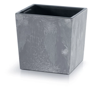 Květináč URBI SQUARE LOW EFFECT 30cm marengo