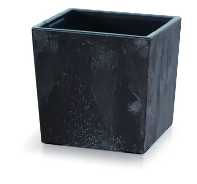 Květináč URBI SQUARE LOW EFFECT 30cm antracit