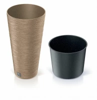 Květináč FURU SLIM ECO WOOD 30cm naturo
