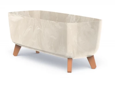 Květináč GRACIA CASE BETON EFFECT 58cm pískový