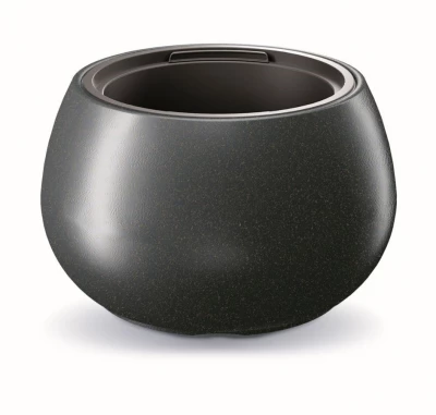 Květináč HEOS ECO WOOD antracitový 37cm