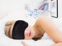 Verk 24343 Bluetooth maska ​​na spanie s možnosťou počúvania hudby čierna