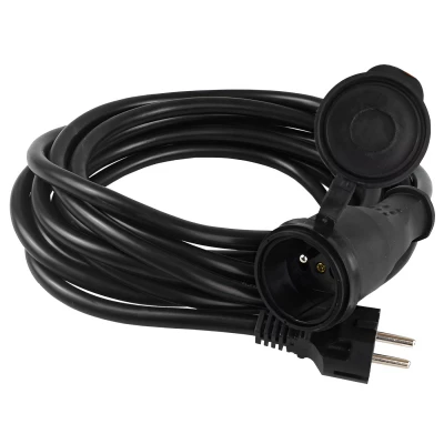 Azar Kabel prodlužovací, IP44, 3x 2,5 mm², 50 m černá