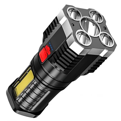 Azar Taktická LED svítilna XML-T6 , COB černá