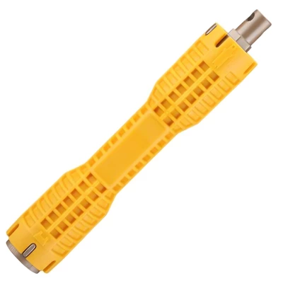 Verk 11333 Klíč pro instalaci baterií a dřezů 8 v 1 žlutý