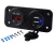 APT PLS37B Vodeodolná zásuvka 2xUSB, voltmeter do auta