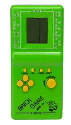KIK Digitální hra Brick Game Tetris zelená