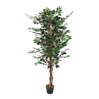 Lex Strom Fíkus umělý v květináči 160 cm zelená