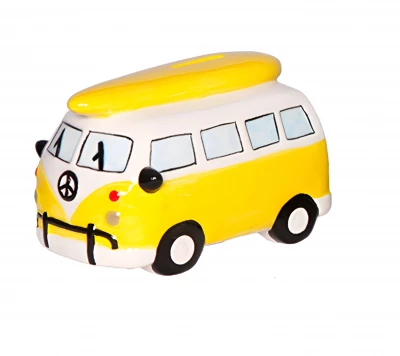 Lex Pokladnička retro autobus žlutý