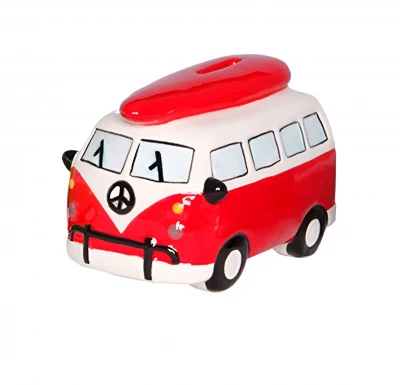 Lex Pokladnička retro autobus červený