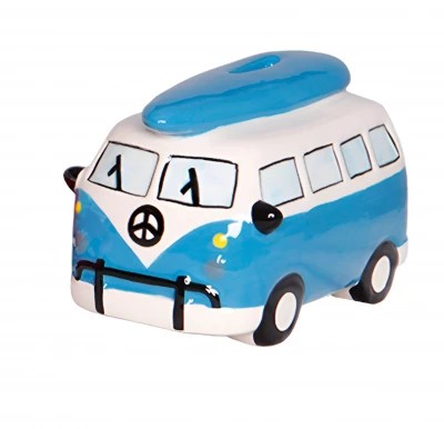 Lex Pokladnička retro autobus modrý