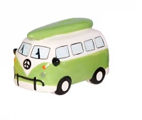 Lex Pokladnička retro autobus zelený
