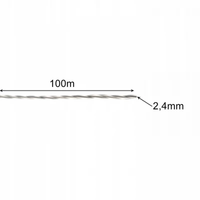 Bigstren 21073 Žací struna do sekačky 2,4 mm, 100 m