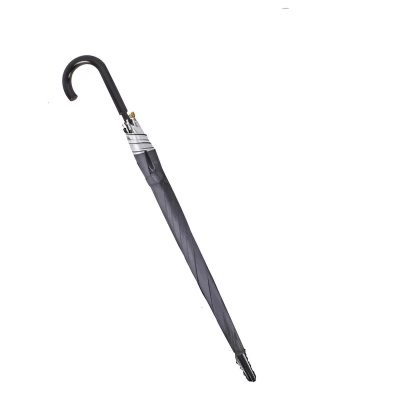 Lex Automatický deštník se zakřivenou rukojetí 100 cm černý