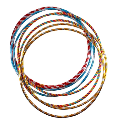 Lex Hula hoop obruč 70 cm pruhovaná