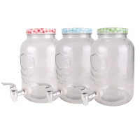 Lex Nádoba na limonádu, sklenená, s kohútikom, 3,5 l