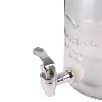 Lex Nádoba na limonádu, sklenená, s kohútikom, 3,5 l