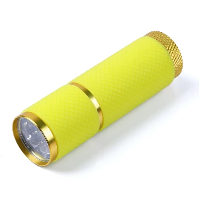 KIK KX9774 Kapesní LED lampa na nehty 9W žlutá