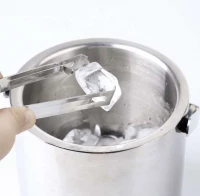 Ruhhy 21159 Nádoba na led 1.3 l se lžičkou a kleštěmi nerez 