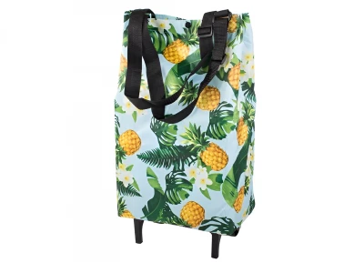 Verk 24135 Nákupní taška na kolečkách 20 L ananas modrá