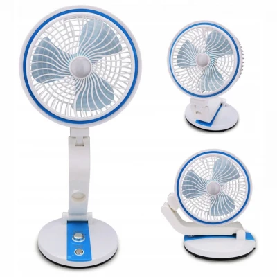 Verk Bezdrátový skládací ventilátor s LED lampičkou modrobílá