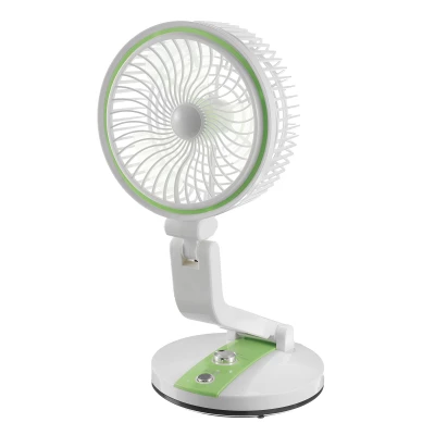 Verk Bezdrátový skládací ventilátor s LED lampičkou modrobílá