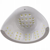 Beautylushh 21253 UV Lampa DUAL LED 72W, 48 LED bieločierna
