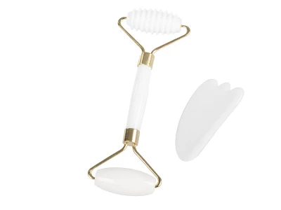 Verk 24365 Masážní váleček na obličej Jade Roller černá