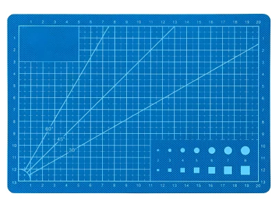 Verk 11354 Podložka na rezanie a strihanie A5 modrá