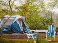 Verk 14414 Turistické skládací křeslo modro-červené