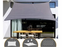 Verk 01887 Plachta proti slnku 4 x 3 m šedá