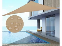 Verk 01885 Plachta proti slnku 3 x 3 x 3 m béžová