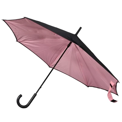 GGV Obrácený deštník 110 cm růžová