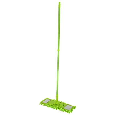 GGV Mop plochý žinylka s teleskopickou násadou zelená