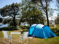 Verk 14414 Turistické skládací křeslo modro-žluté