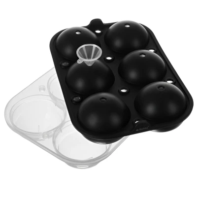 Ruhhy 20989 Silikonová forma na led - 6 koulí