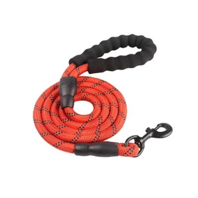 Nuxie Vodítko pre psov reflexné okrúhle 300 cm červené