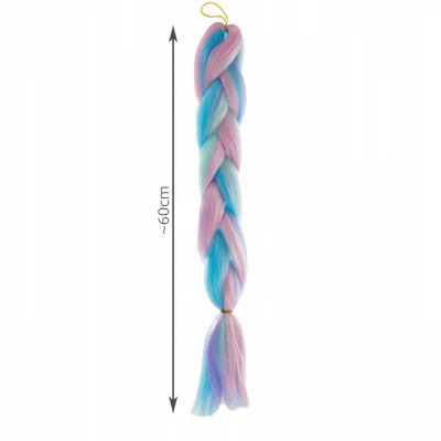 Soulima Kanekalonové copánky Ombre růžovomodré