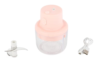 Verk 24332 Sekáček na zeleninu USB 250 ml růžový