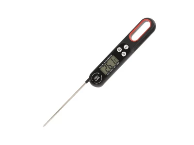 Verk 07176 Kuchyňský teploměr LCD 300°C, černá