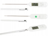 Verk 07177 Kuchyňský teploměr LCD B0713 bílý