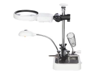 Verk 09161 Držiak s lupou-tretia ruka, 6 LED