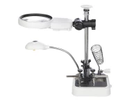 Verk 09161 Držiak s lupou-tretia ruka, 6 LED